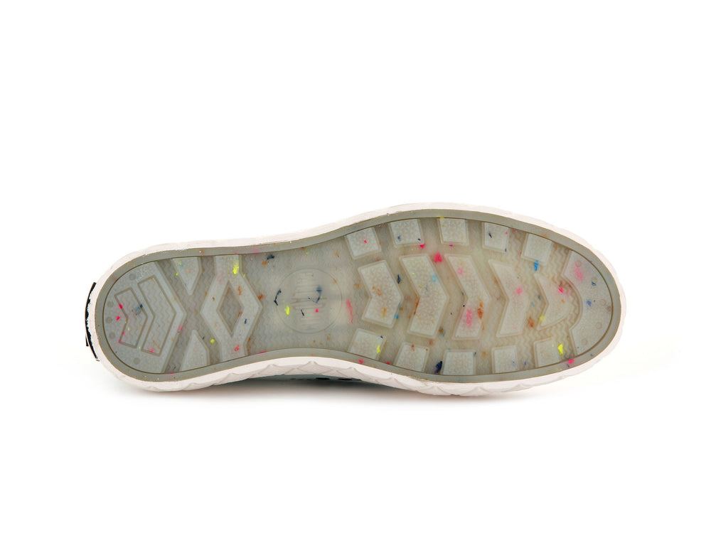 Palladium PALLA ACE ORGANIC METRO Men's Low Top Shoes White / Grey | Canada-7489