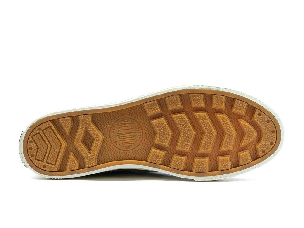 Palladium PALLA LOUVEL Men's Sneakers Green | Canada-0358