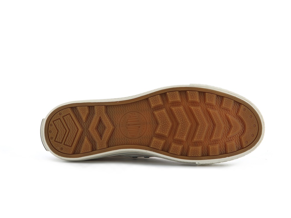 Palladium PALLA LOUVEL Men's Sneakers White | Canada-4738