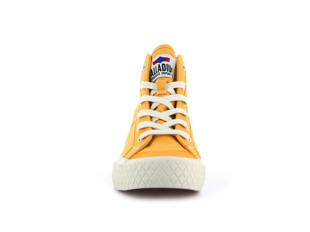 Palladium PALLA LOUVEL Women's Sneakers Mustard | Canada-6491