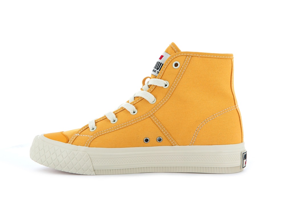 Palladium PALLA LOUVEL Women's Sneakers Mustard | Canada-6491