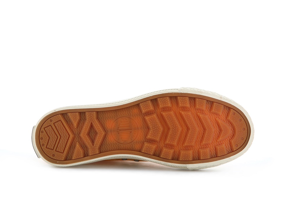 Palladium PALLA LOUVEL Women's Sneakers Mustard | Canada-6491
