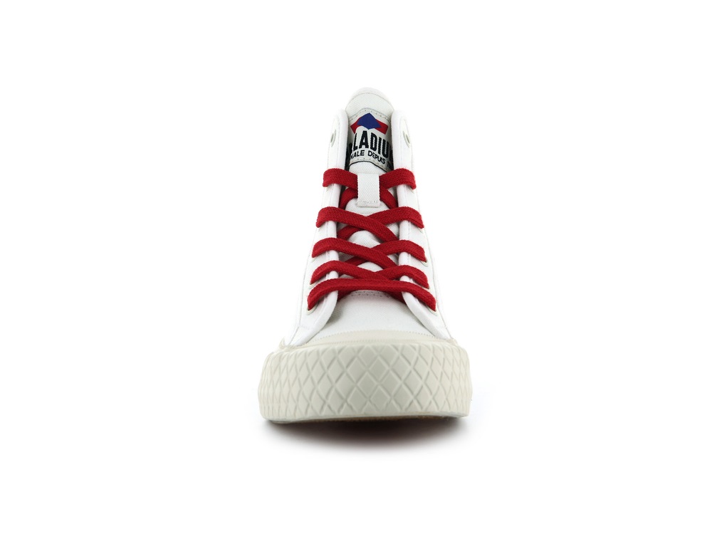 Palladium PALLA LOUVEL Women's Sneakers White | Canada-8201