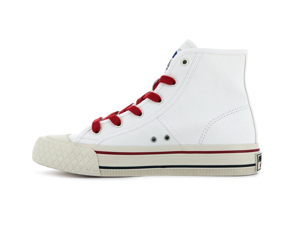 Palladium PALLA LOUVEL Women's Sneakers White | Canada-8201