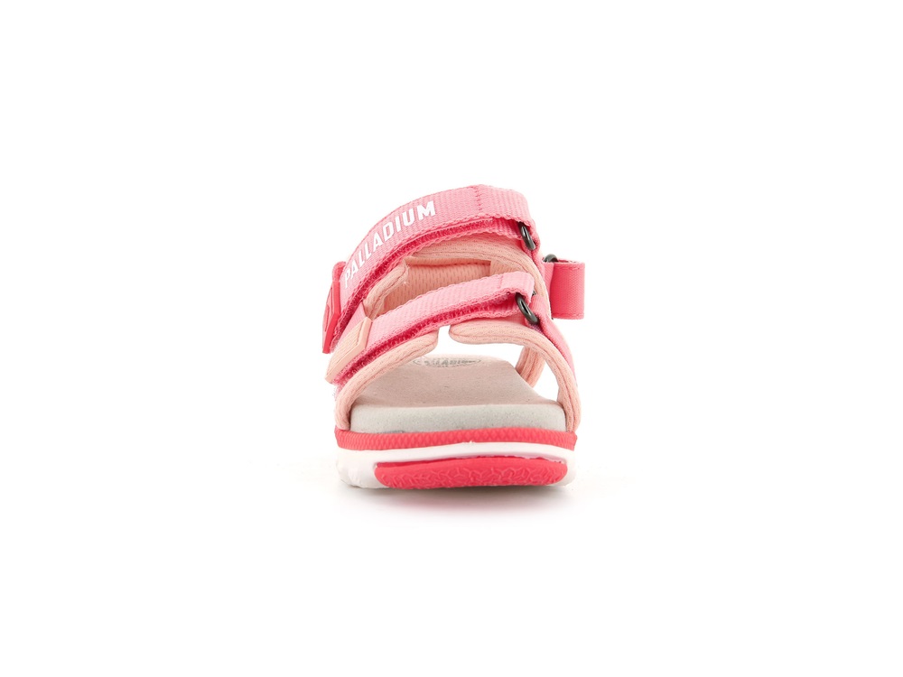 Palladium PALLA NIKKOO MONO Kids' Sandals Peach Amber | Canada-0286