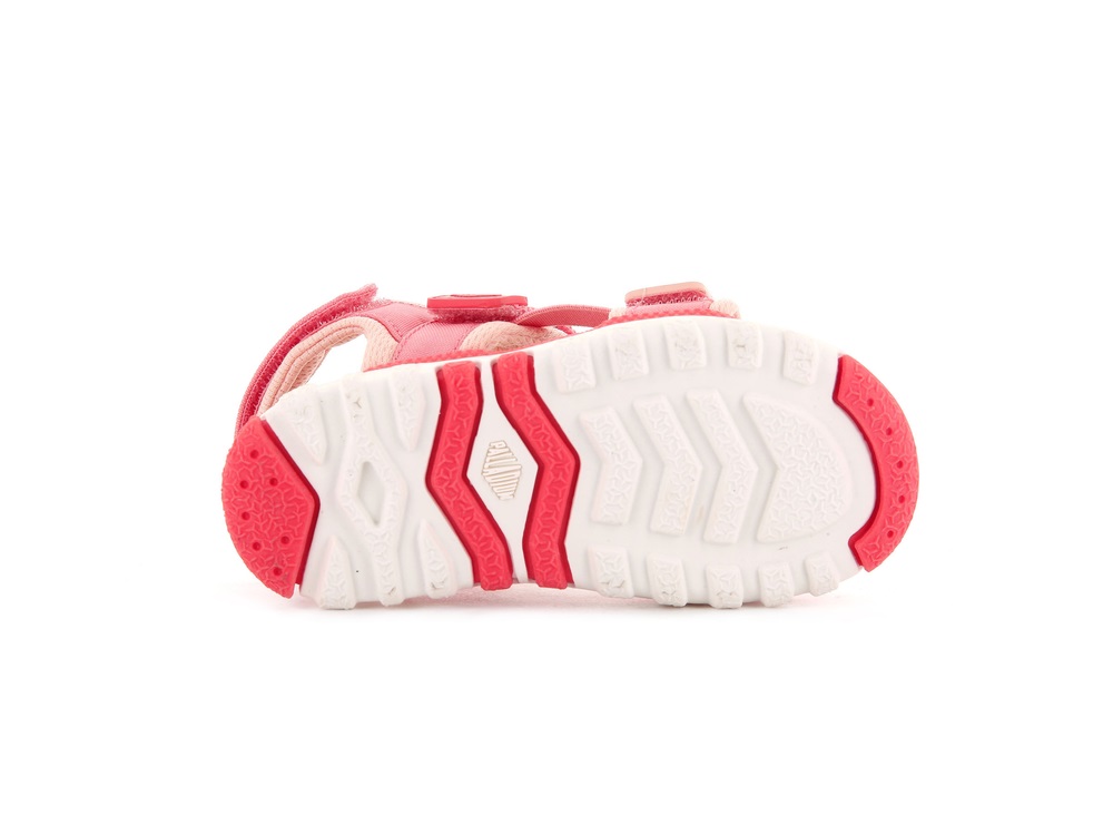 Palladium PALLA NIKKOO MONO Kids' Sandals Peach Amber | Canada-0286