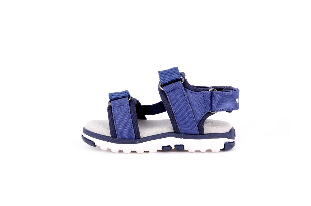Palladium PALLA NIKKOO MONO Kids' Sandals Navy | Canada-4078