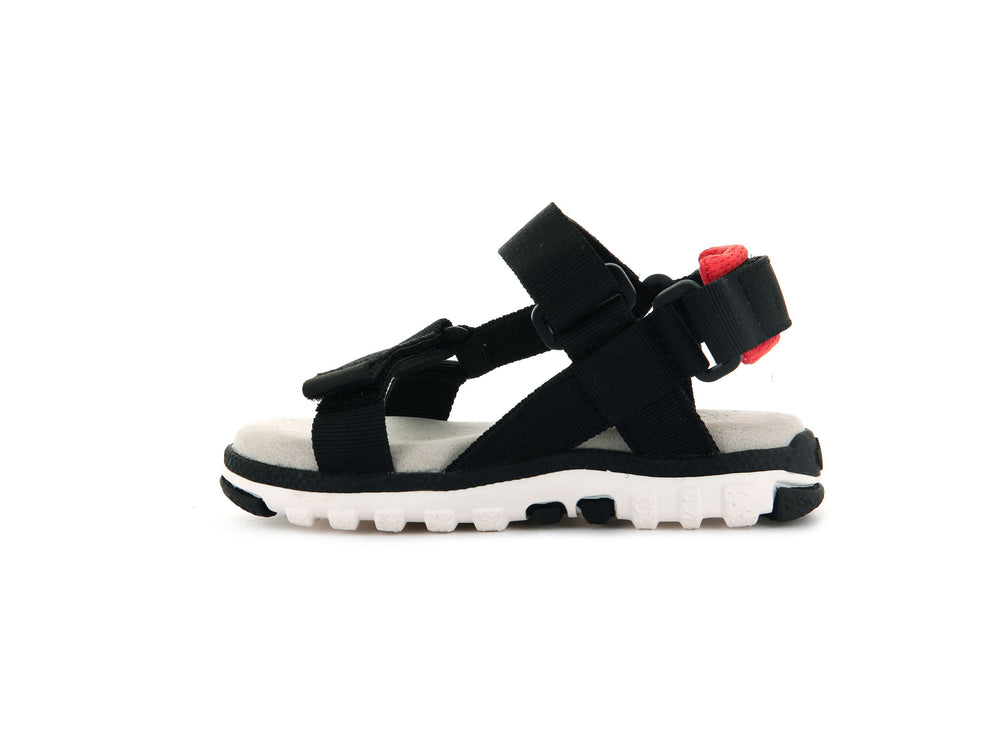 Palladium PALLA NIKKOO URBANITY Kids' Sandals Black | Canada-3059