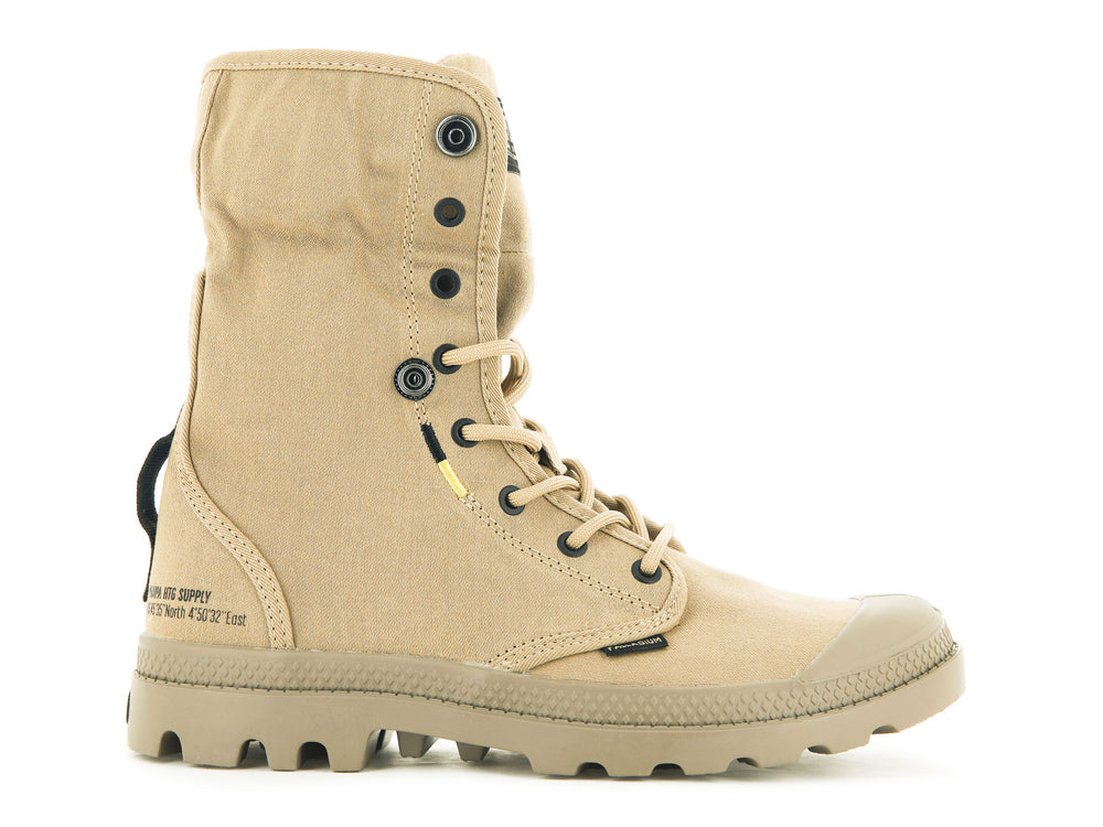 Palladium PAMPA BAGGY SUPPLY Men's Boots Caramel | Canada-0437