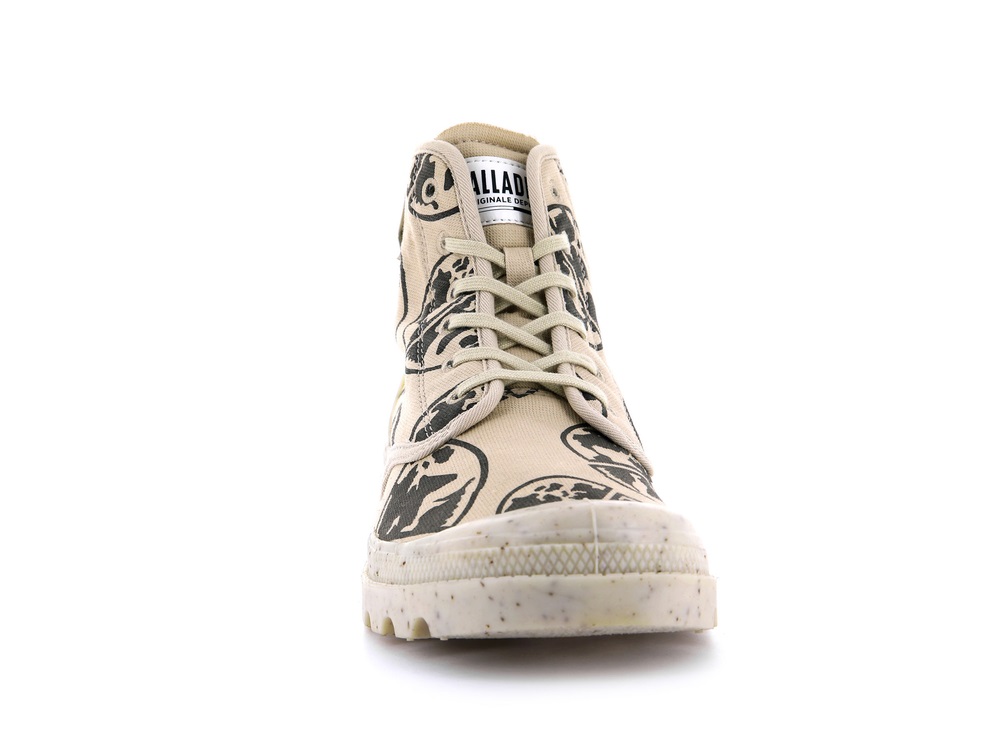 Palladium PAMPA ECO-VERSARY 75TH Women's Boots Earth Sand | Canada-3678