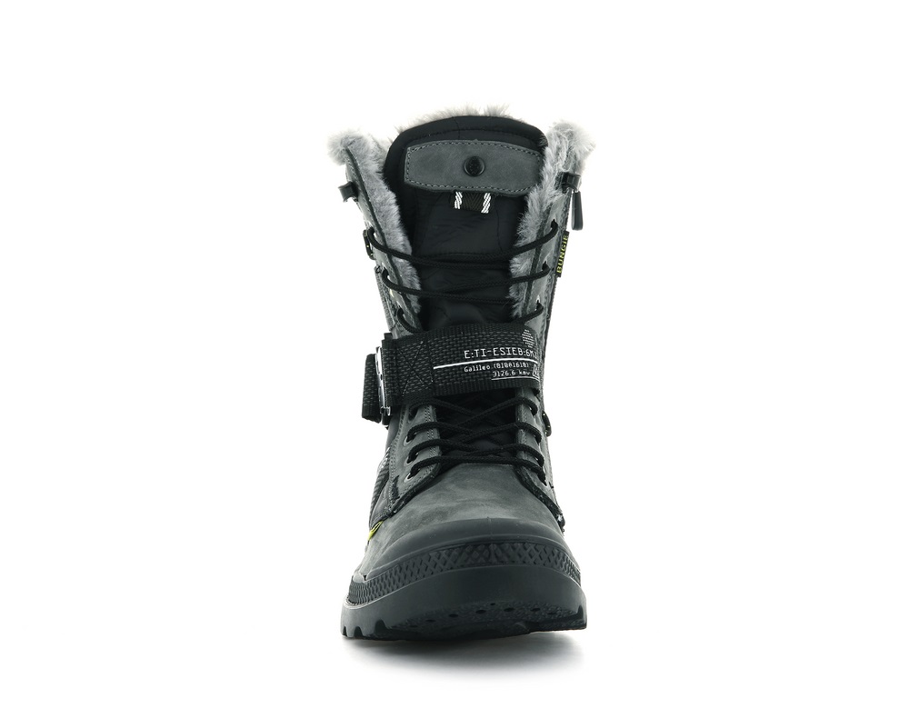 Palladium PAMPA EUROPA TACTICAL Men's Winter Boots Black | Canada-8174