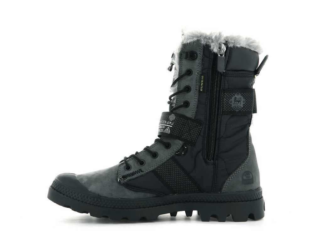 Palladium PAMPA EUROPA TACTICAL Men's Winter Boots Black | Canada-8174