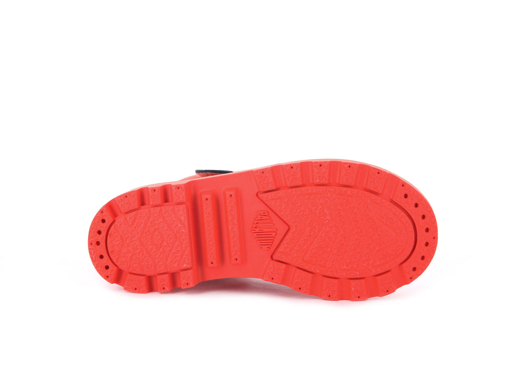 Palladium PAMPA HI CUFFSTR WP+ Kids' Boots Firecracker | Canada-5342