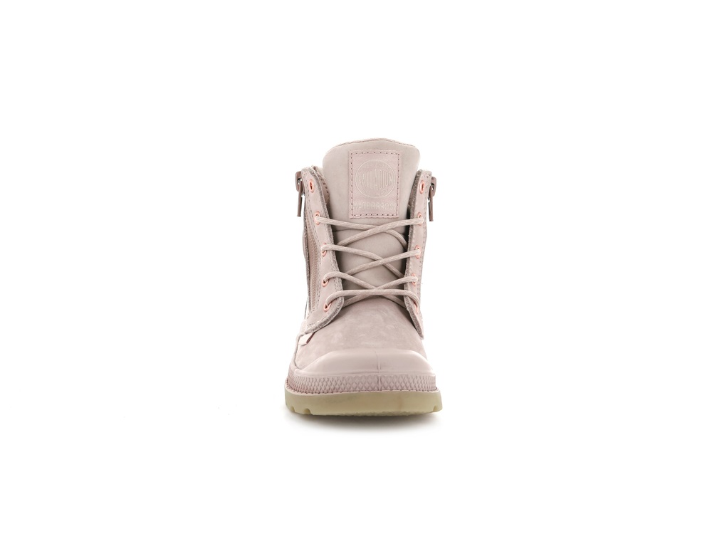 Palladium PAMPA HI CUFF WATERPROOF Kids' Boots Rose | Canada-3740