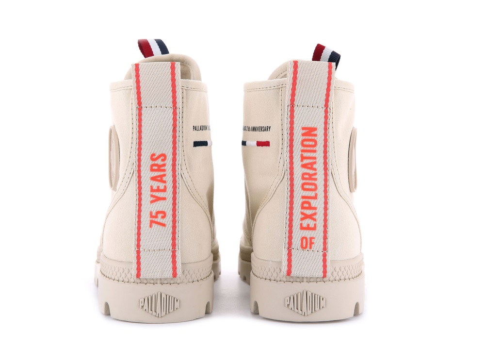 Palladium PAMPA HI DARE 75TH Men's Boots Sahara | Canada-7831
