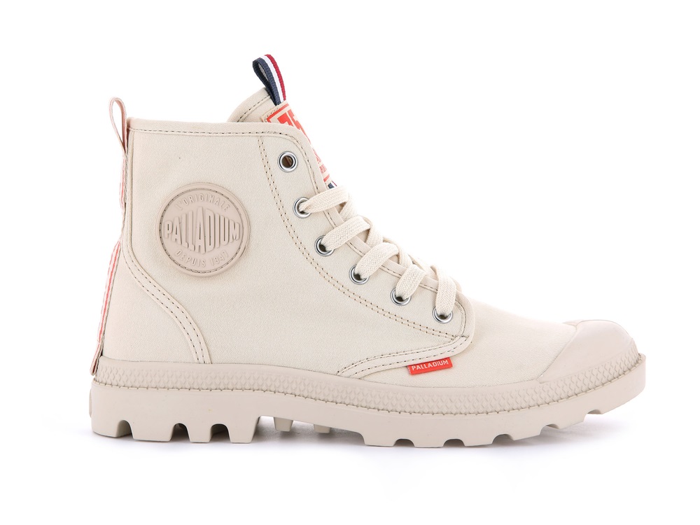 Palladium PAMPA HI DARE 75TH Men\'s Boots Sahara | Canada-7831