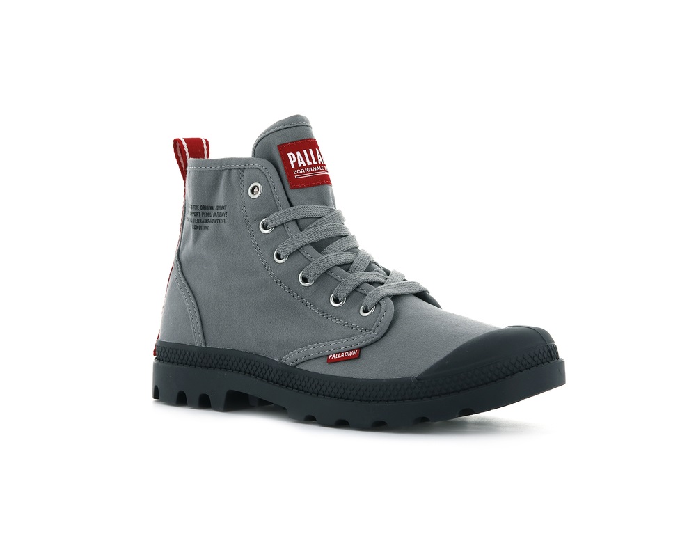 Palladium PAMPA HI DARE Women's Boots Titanium | Canada-4380
