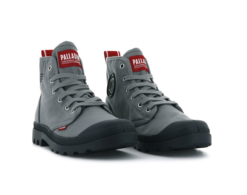 Palladium PAMPA HI DARE Women's Boots Titanium | Canada-4380
