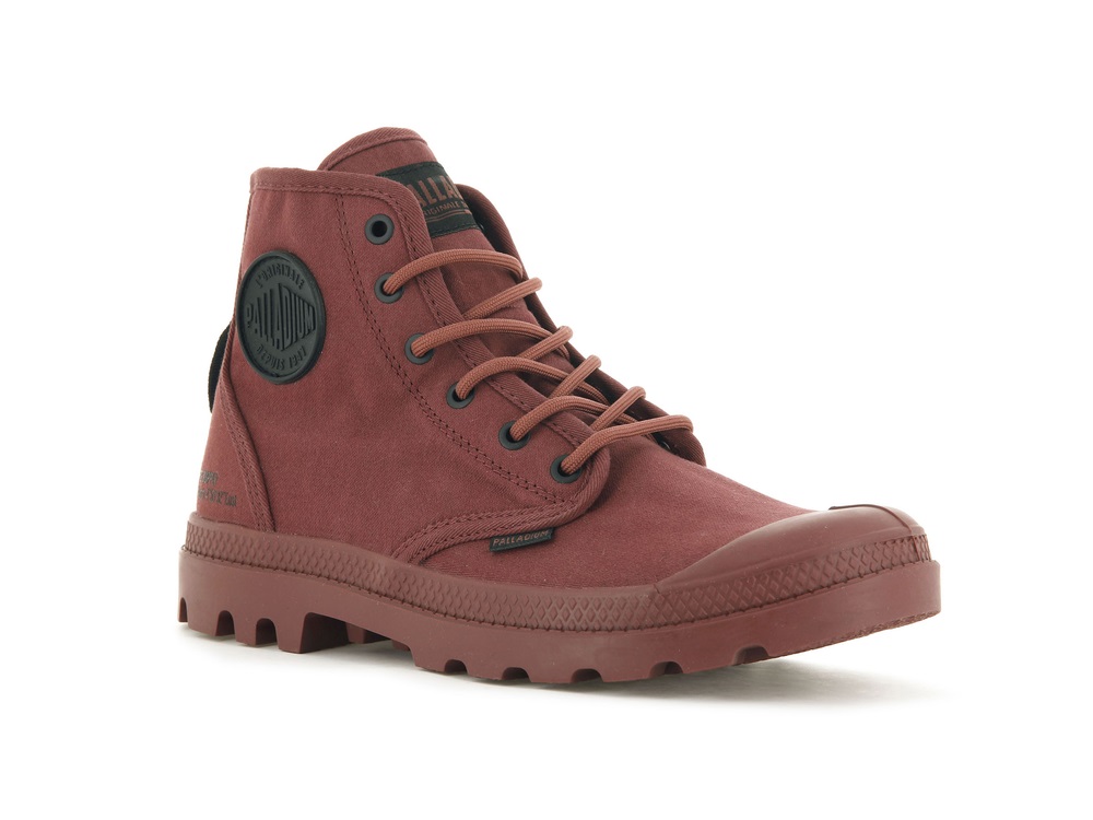 Palladium PAMPA HI HTG SUPPLY Men's Boots Red | Canada-7025
