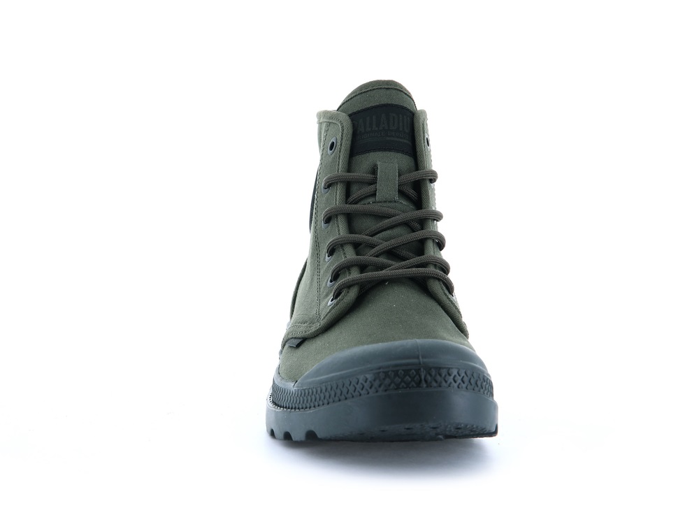 Palladium PAMPA HI HTG SUPPLY Women's Boots Olive | Canada-1574