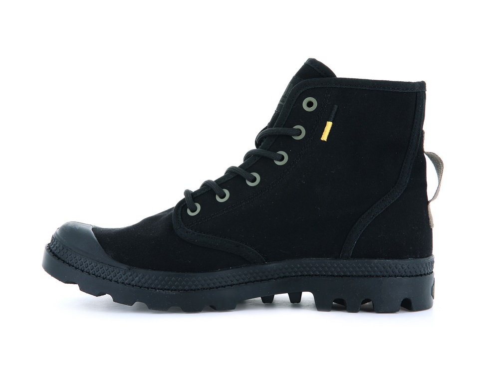 Palladium PAMPA HI HTG SUPPLY Women's Boots Black | Canada-3451