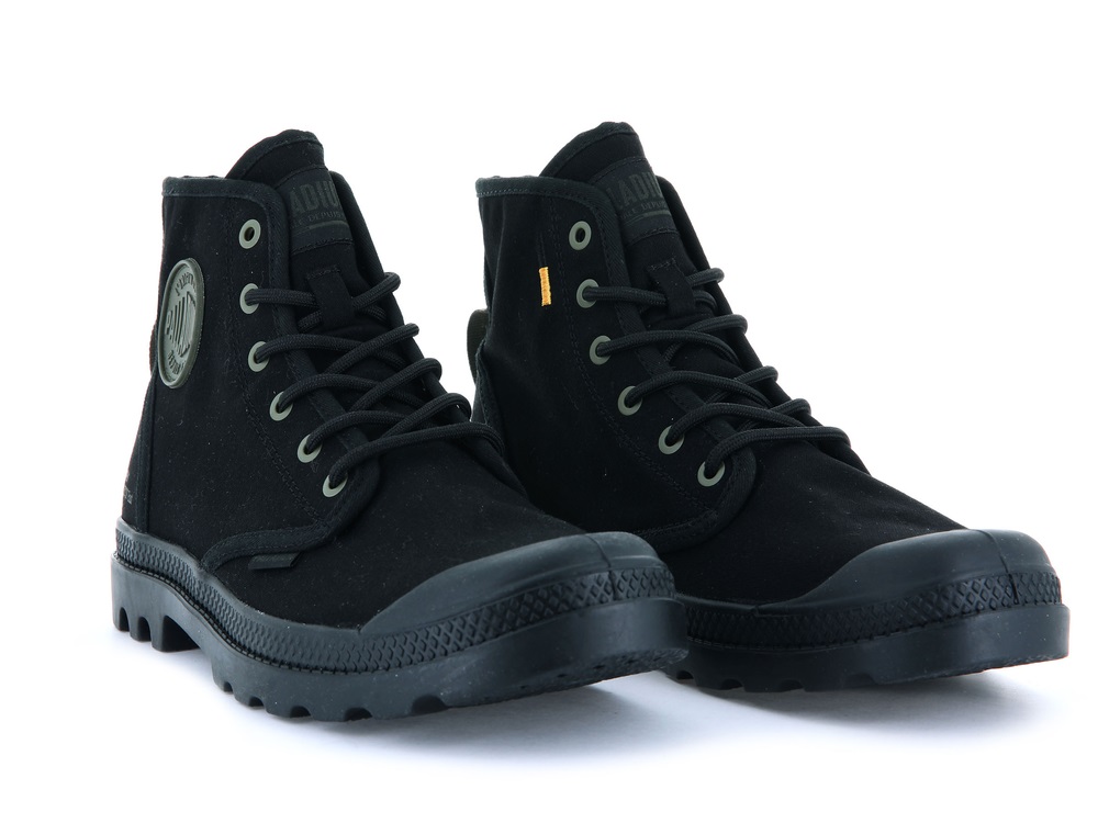 Palladium PAMPA HI HTG SUPPLY Women's Boots Black | Canada-3451