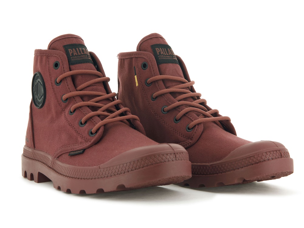 Palladium PAMPA HI HTG SUPPLY Women's Boots Red | Canada-4293