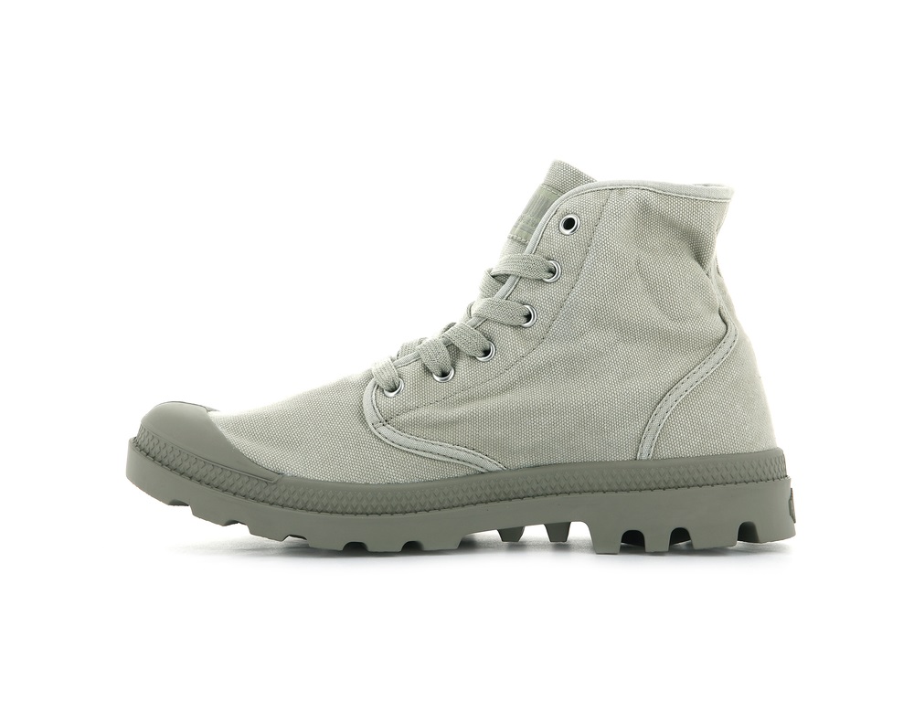 Palladium PAMPA HI Men's Boots Eucalyptus/Aluminium | Canada-5103