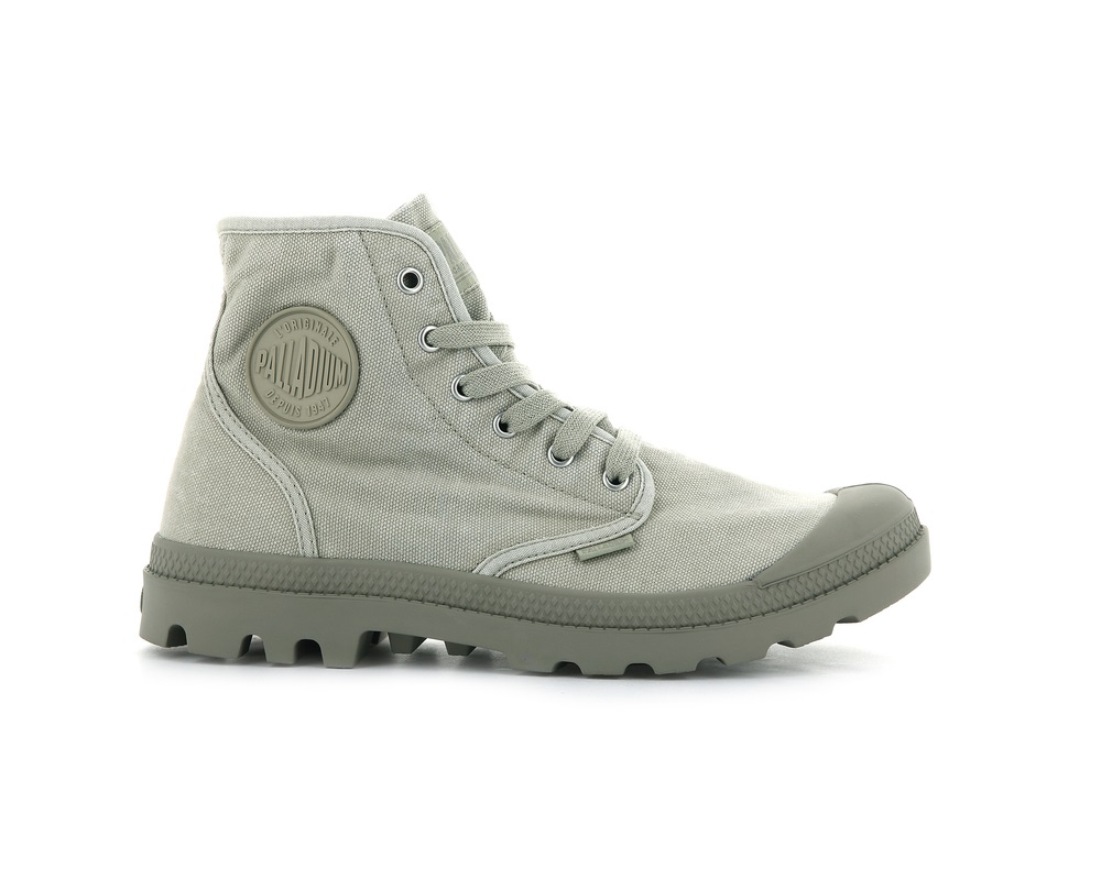 Palladium PAMPA HI Men\'s Boots Eucalyptus/Aluminium | Canada-5103