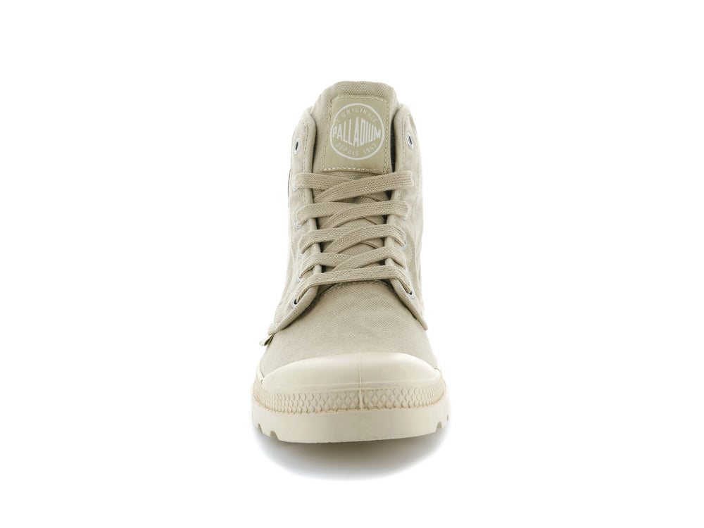 Palladium PAMPA HI Men's Boots Sahara Ecru | Canada-4819