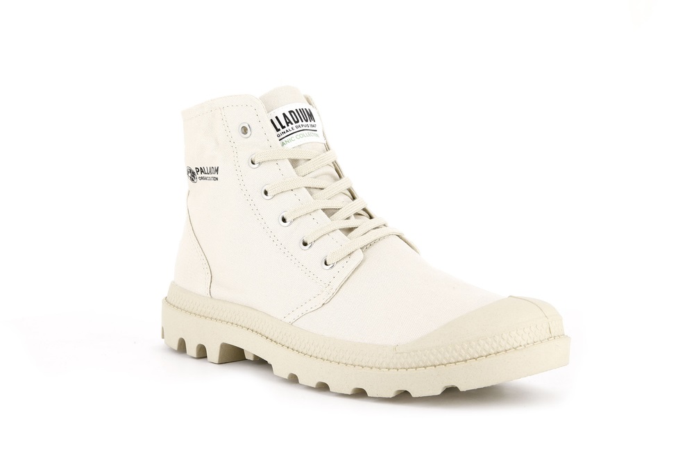 Palladium PAMPA HI ORGANIC II Women's Boots LIGHT SAND | Canada-6891