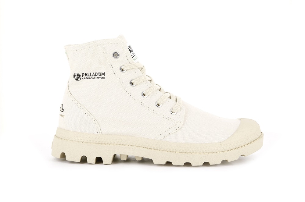 Palladium PAMPA HI ORGANIC II Women\'s Boots LIGHT SAND | Canada-6891