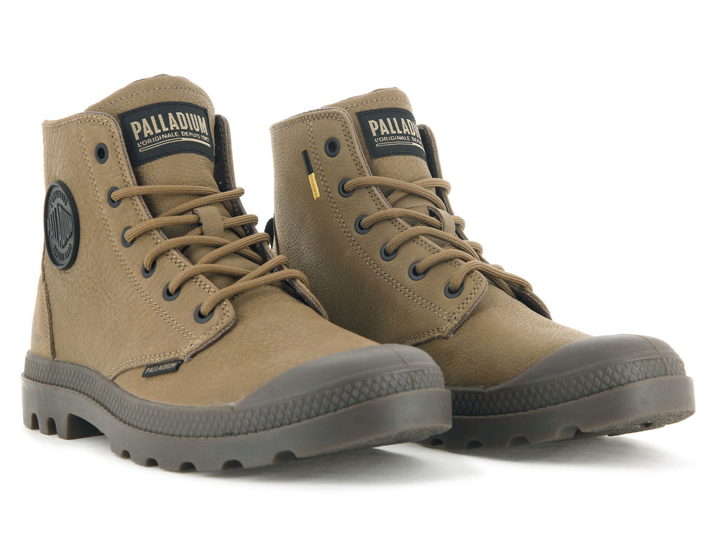 Palladium PAMPA HI SUPPLY LEATHER Men's Winter Boots Brown | Canada-7291
