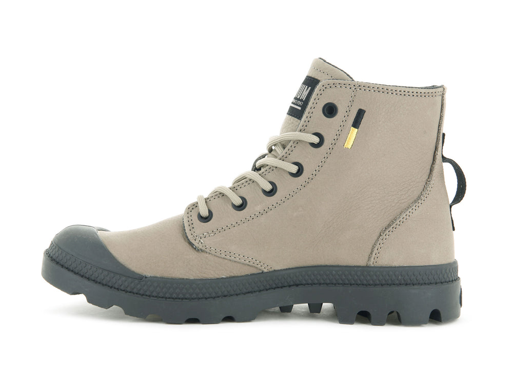 Palladium PAMPA HI SUPPLY LEATHER Men's Winter Boots Dune | Canada-8915