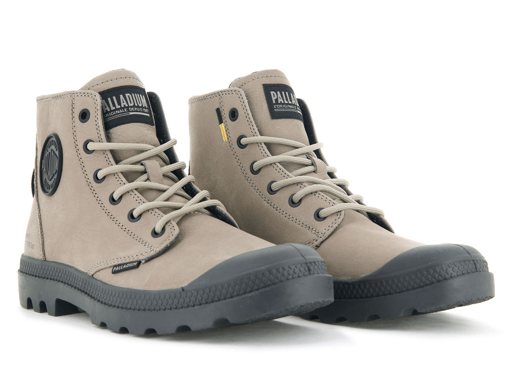Palladium PAMPA HI SUPPLY LEATHER Men's Winter Boots Dune | Canada-8915