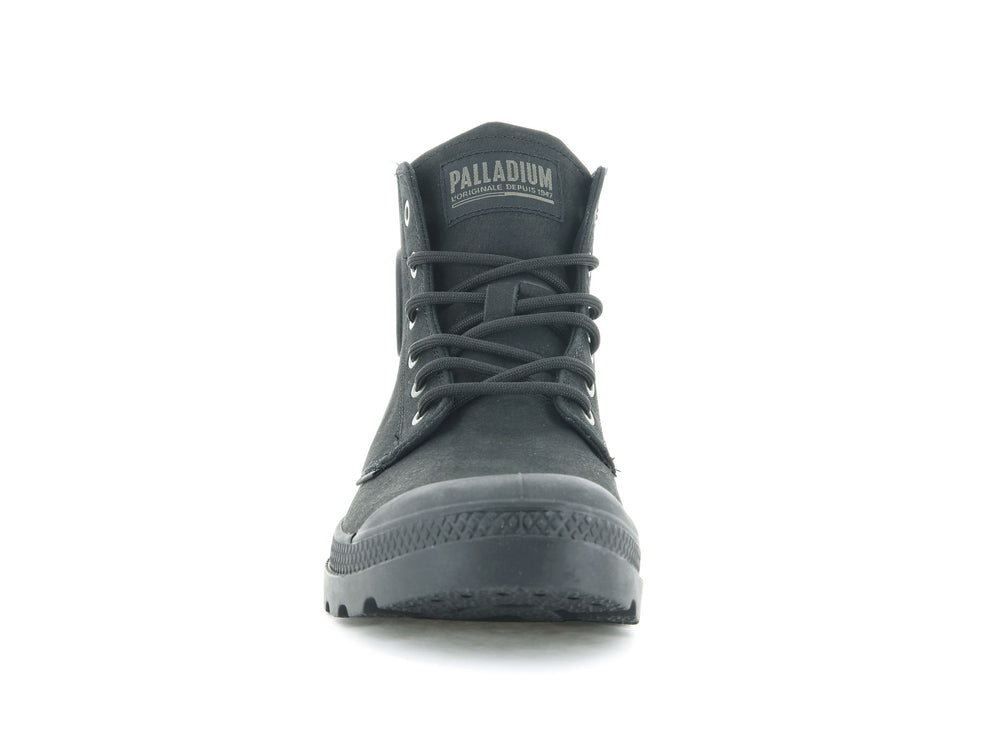 Palladium PAMPA HI SUPPLY LEATHER Women's Winter Boots Black | Canada-1079
