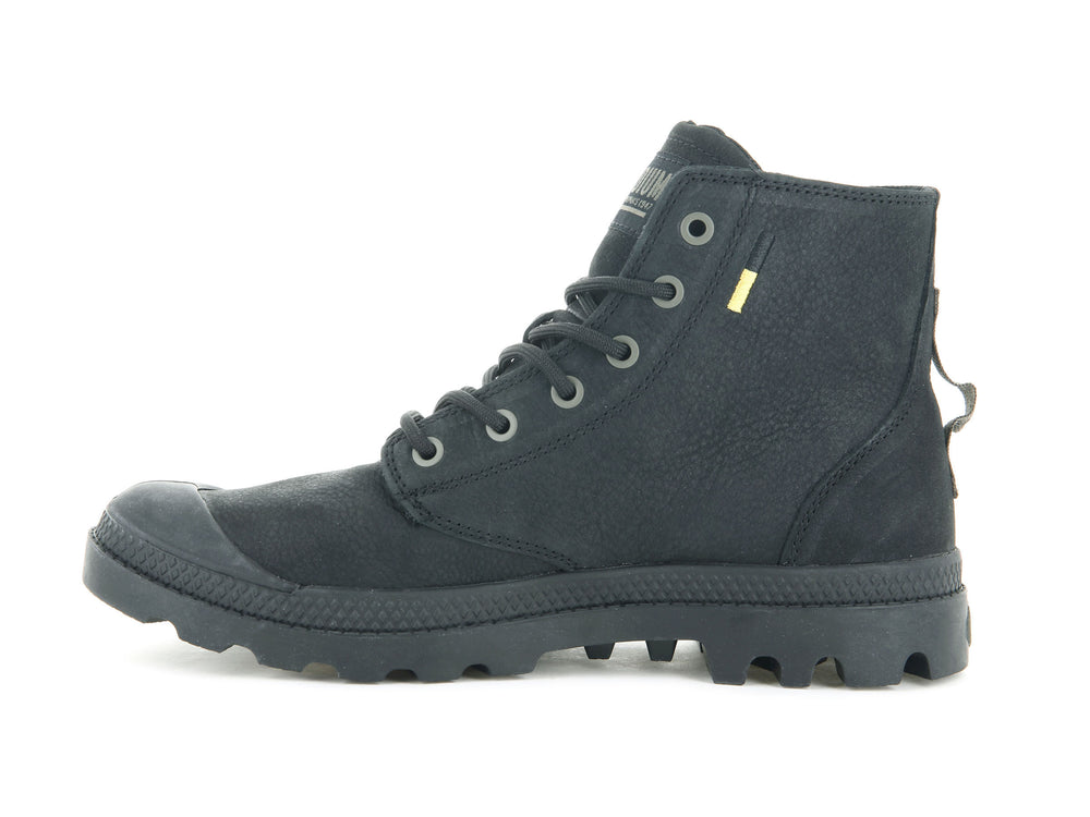 Palladium PAMPA HI SUPPLY LEATHER Women's Winter Boots Black | Canada-1079