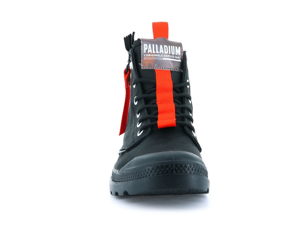 Palladium PAMPA HI TICKET TO EARTH Women's Boots Black | Canada-1783