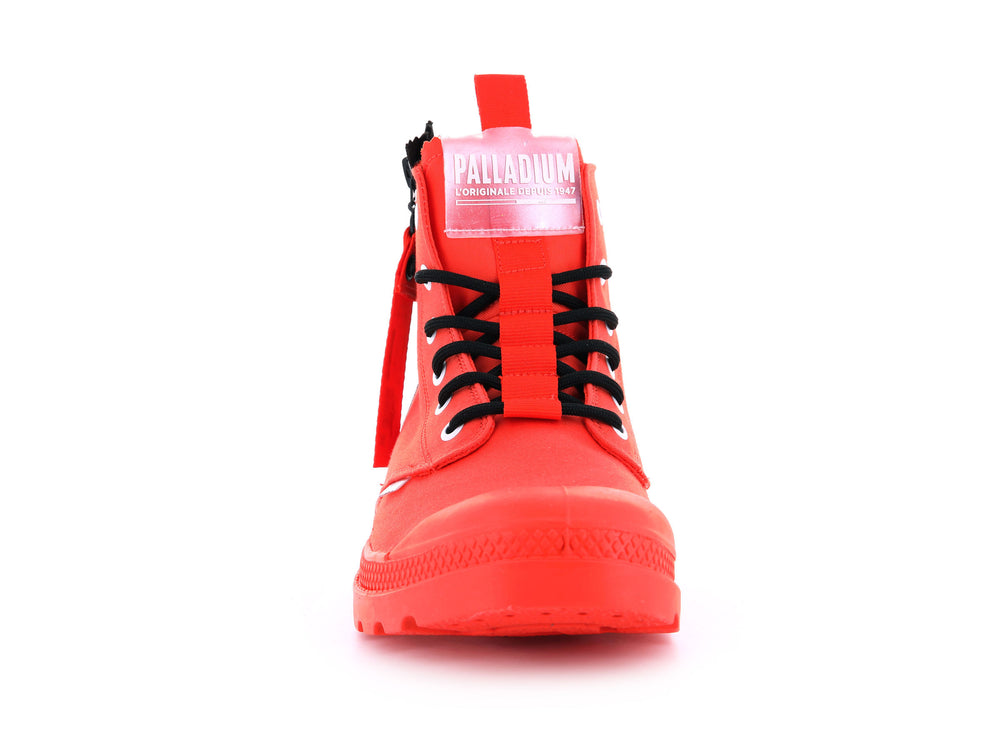 Palladium PAMPA HI TICKET TO EARTH Women's Boots Flame | Canada-8407