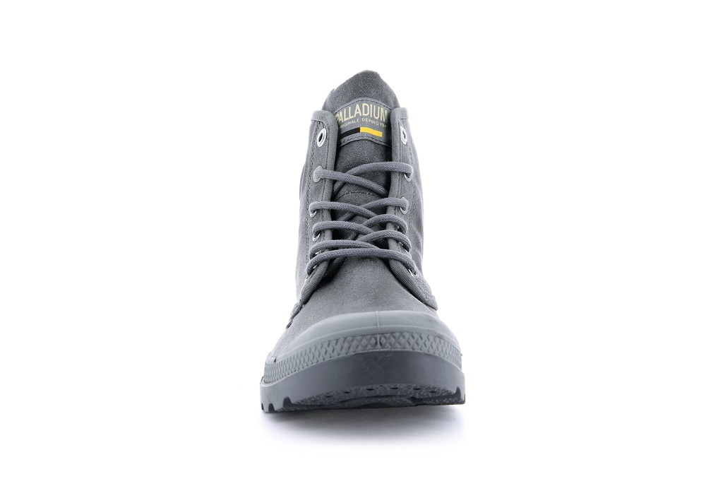 Palladium PAMPA HI WAX Men's Boots French Metal | Canada-8157