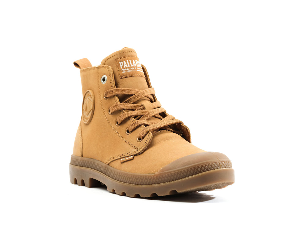 Palladium PAMPA HI ZIP NBK Men's Boots Apple Cinnamon | Canada-1842