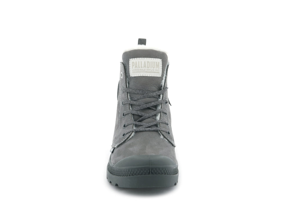 Palladium PAMPA HI ZIP WL Women's Winter Boots Grey | Canada-0843