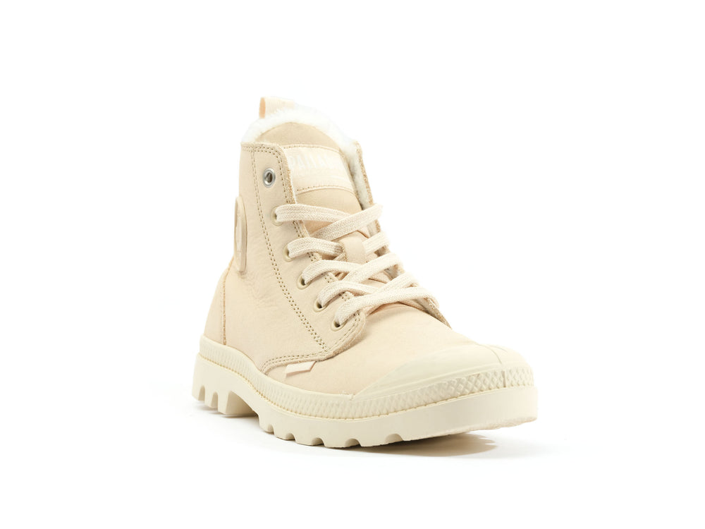 Palladium PAMPA HI ZIP WL Women's Winter Boots Sahara | Canada-2604