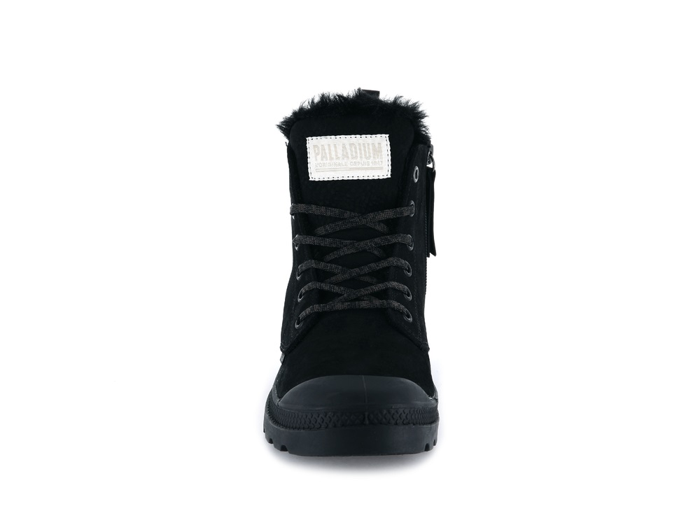 Palladium PAMPA HI ZIP WL Women's Winter Boots Black | Canada-6908