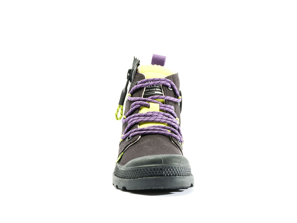 Palladium PAMPA LACE IT Kids' Boots Black | Canada-9817