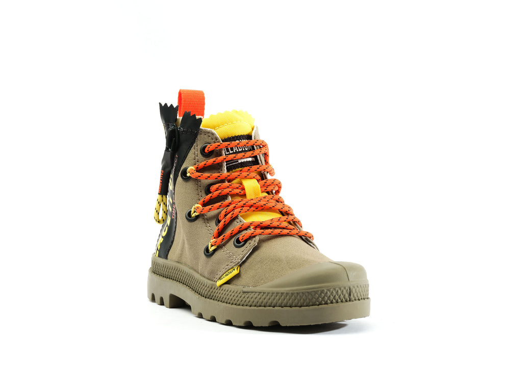 Palladium PAMPA LACE IT Kids' Boots Green | Canada-8496
