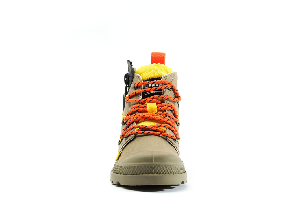 Palladium PAMPA LACE IT Kids' Boots Green | Canada-8496
