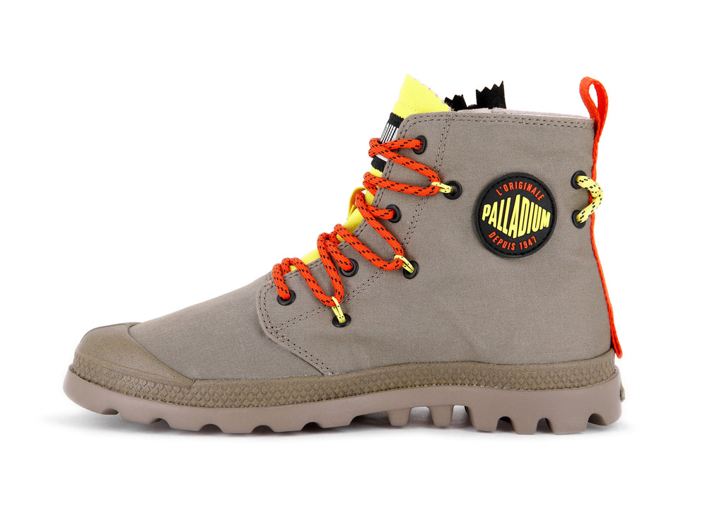 Palladium PAMPA LITE LACE IT Women's Boots Green | Canada-5930