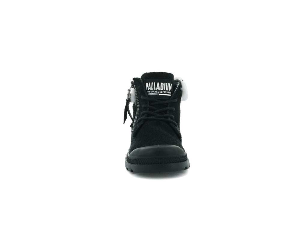 Palladium PAMPA LITE MOSCOW Kids' Boots Black | Canada-7213