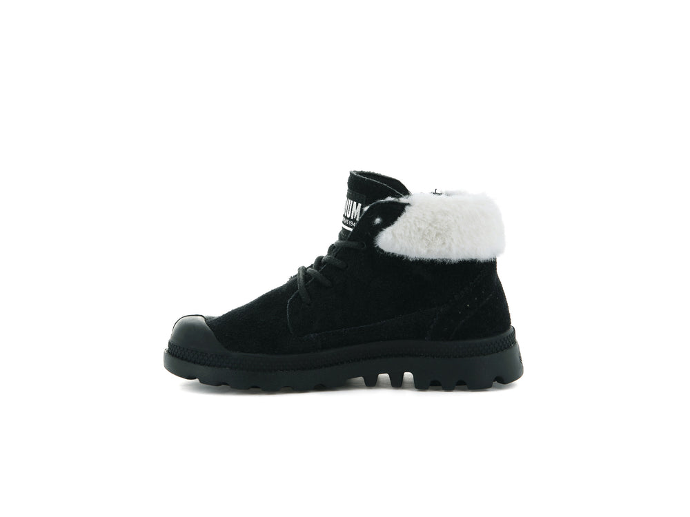 Palladium PAMPA LITE MOSCOW Kids' Boots Black | Canada-7213